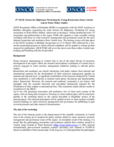 Science for Diplomacy Workshop 2022